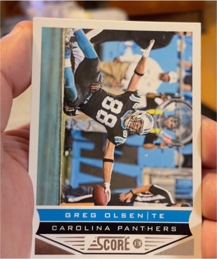 2013 Score #32 Greg Olsen — front