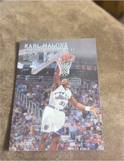 1999-00 Skybox Metal #103 Karl Malone — front