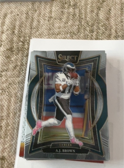 2024 Panini Select - Concourse A.J. Brown #2 Silver Prizm — front