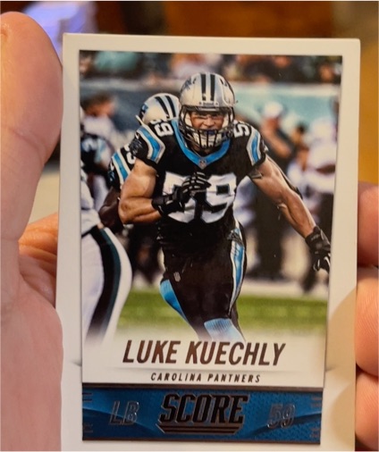 2014 Score #36 Luke Kuechly — front
