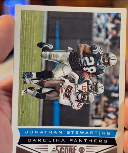2013 Score #31 Jonathan Stewart — front
