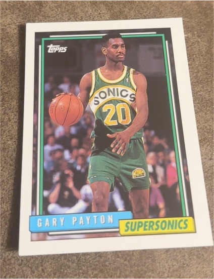 1992-93 Topps #184 Gary Payton — front
