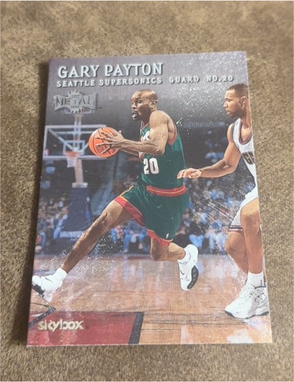 1999-00 Skybox Metal #62 Gary Payton — front