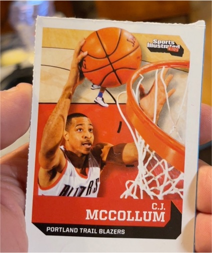 2016 Sports Illustrated for Kids #537 C.J. McCollum — front