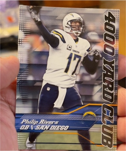 2014 Topps 4000 Yard Club #5 Philip Rivers — front