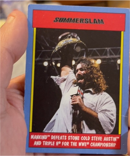 2017 Topps Heritage WWE 30 Years of SummerSlam #23 Mankind — front