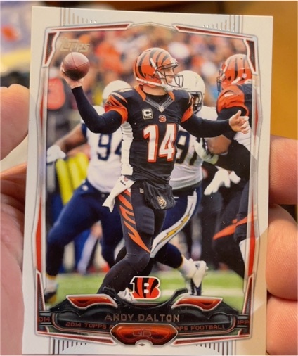 2014 Topps #278 Andy Dalton Cincinnati Bengals — front