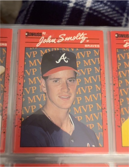 1990 Donruss MVP #BC-12 John Smoltz — front