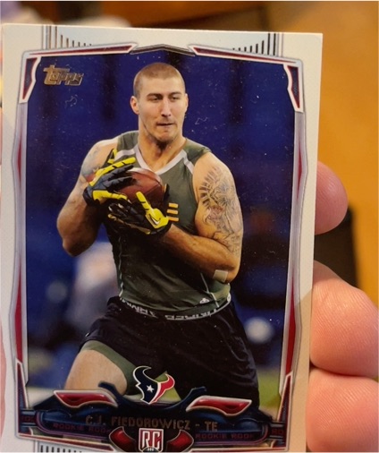 2014 Topps #399 C. J. Fiedorowicz — front