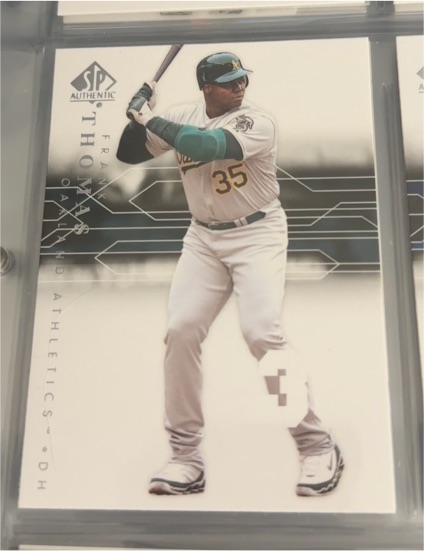 2008 SP Authentic #14 Frank Thomas Oakland Athletics — front