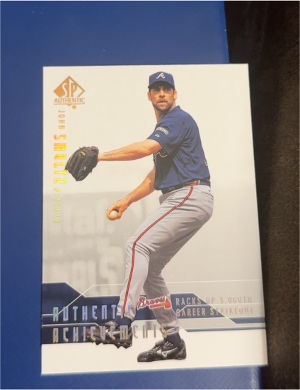 2008 Upper Deck SP Authentic Authentic Achievements #AA-20 John Smoltz — front