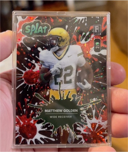 2025 Wild Card Splat #2/9 Matthew Golden — front