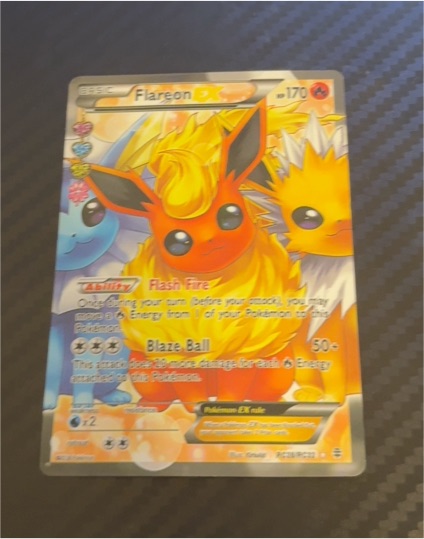 2016 Pokémon Generations Radiant Collection #RC28/RC32 Flareon EX — front