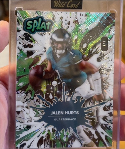 2025 Wild Card Splat #SPLAT Jalen Hurts — front