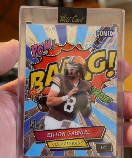 2025 Wild Card Comix #1/1 Dillon Gabriel — front