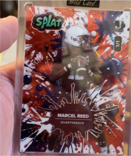 2025 Wild Card Splat #Marcel Reed — front