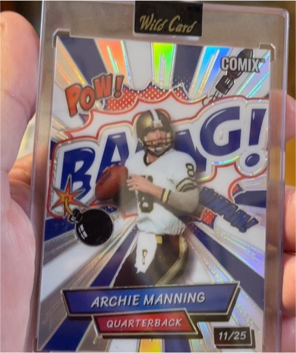 2025 Wild Card Comix #11 Archie Manning — front