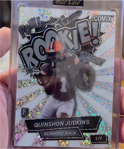 2025 Wild Card Comix #1 Quinshon Judkins — front