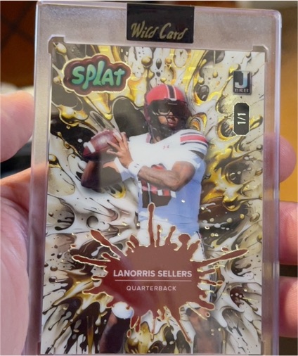 2025 Wild Card Splat #1/1 Lanorris Sellers — front