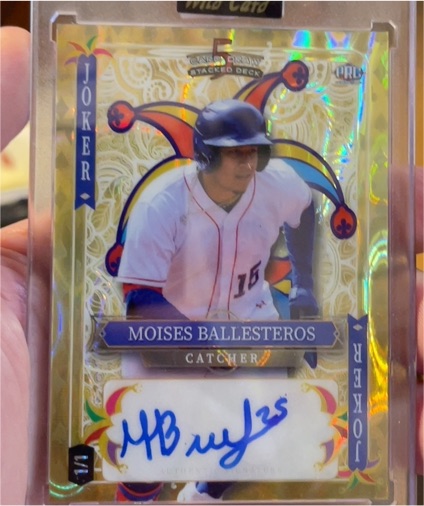 2024 Wild Card Stacked Deck Joker Moises Ballesteros — front
