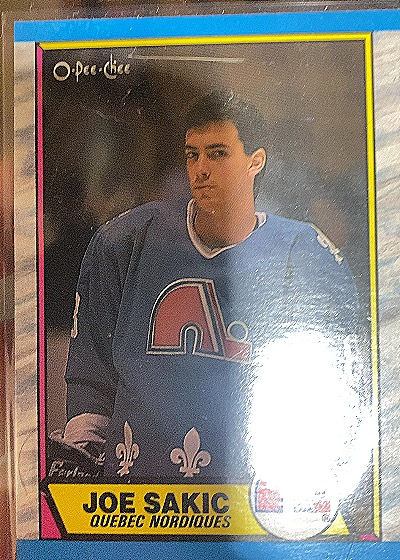 1989-90 O-Pee-Chee #113 Joe Sakic — front