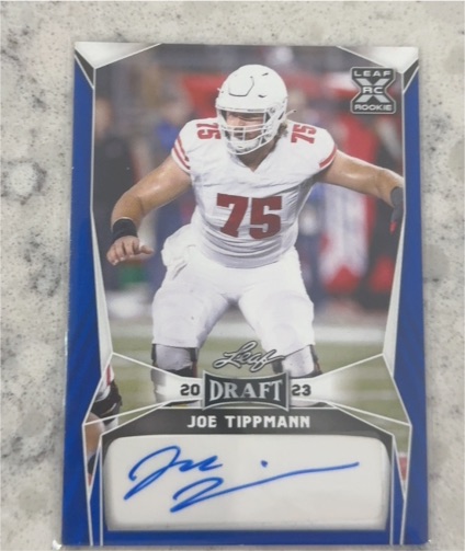 2023 Leaf Draft #BA-JT1 Joe Tippmann — front