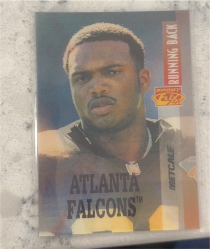 1995 Sportflix #20 Eric Metcalf Atlanta Falcons — front