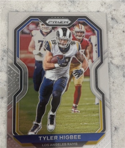 2020 Panini Prizm #274 Tyler Higbee — front