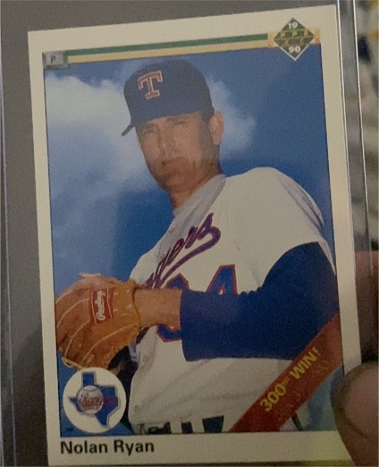 1990 Upper Deck #734 Nolan Ryan — front