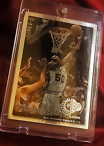 1995 Collector's Choice Player's Club Platinum David Robinson — front