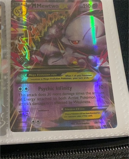 2016 Pokemon Breakthrough #64 M Mewtwo EX — front