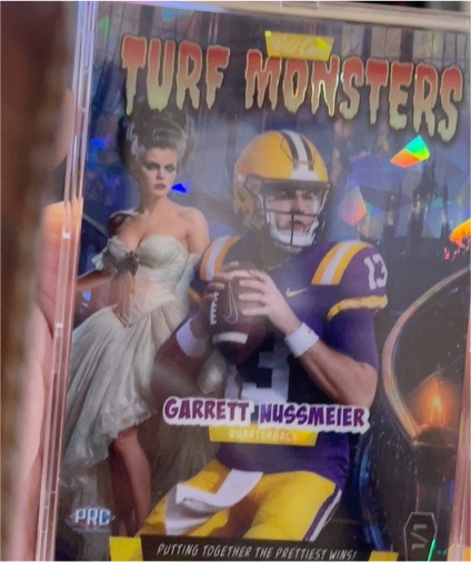 2024 Wild Card Haunted Hits Turf Monsters #Garrett Nussmeier — front