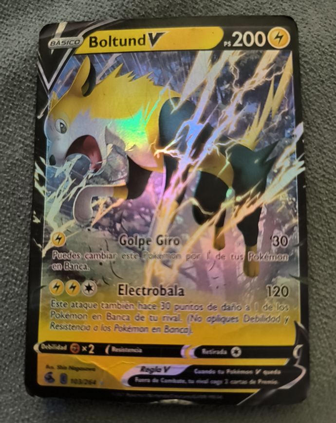 2021 Pokémon Sword & Shield Fusion Strike #103 Boltund V — front