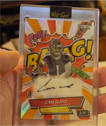 2025 Wild Card Comix #2/4 Cam Ward — front
