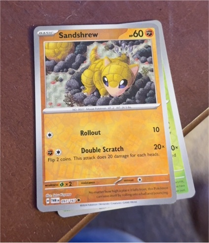 2024 Pokémon TCG Scarlet & Violet Twilight Masquerade #097 Sandshrew — front