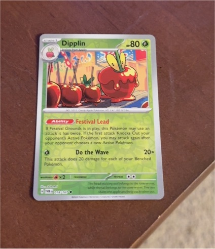 2024 Pokémon Prismatic Evolutions #010 Dipplin — front