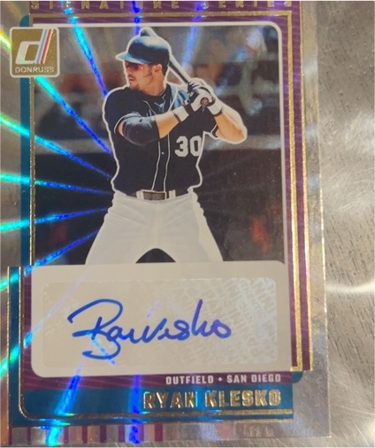 2025 Donruss Signature Series Ryan Klesko — front