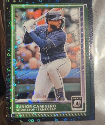 2025 Panini Donruss Optic #40 Junior Caminero — front