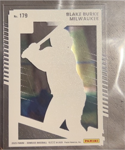 2025 Panini Donruss Baseball #179 Blake Burke — front