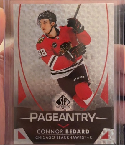 2023-24 Upper Deck SP Authentic Pageantry #P-88 Connor Bedard — front