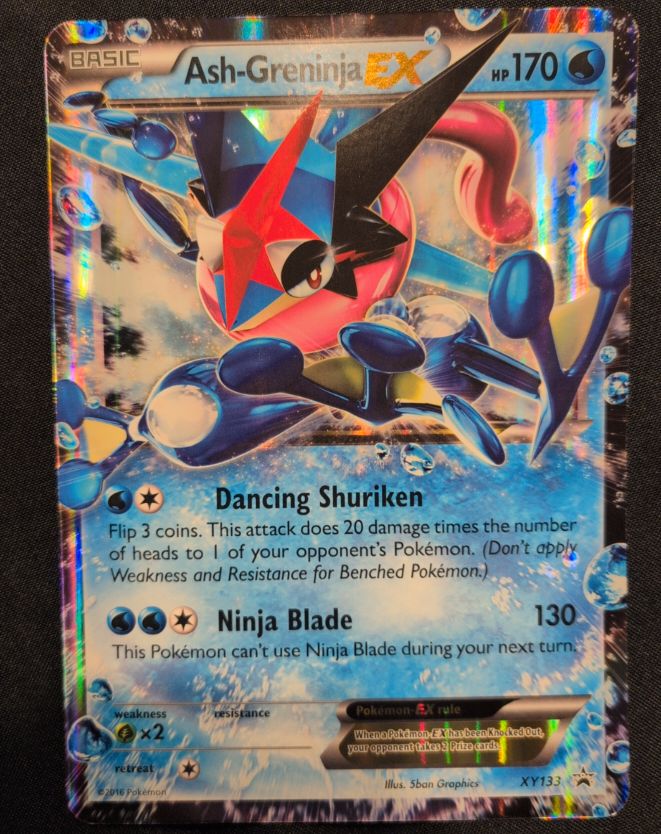 2016 Pokémon XY Black Star Promo #XY133 Ash-Greninja EX — front