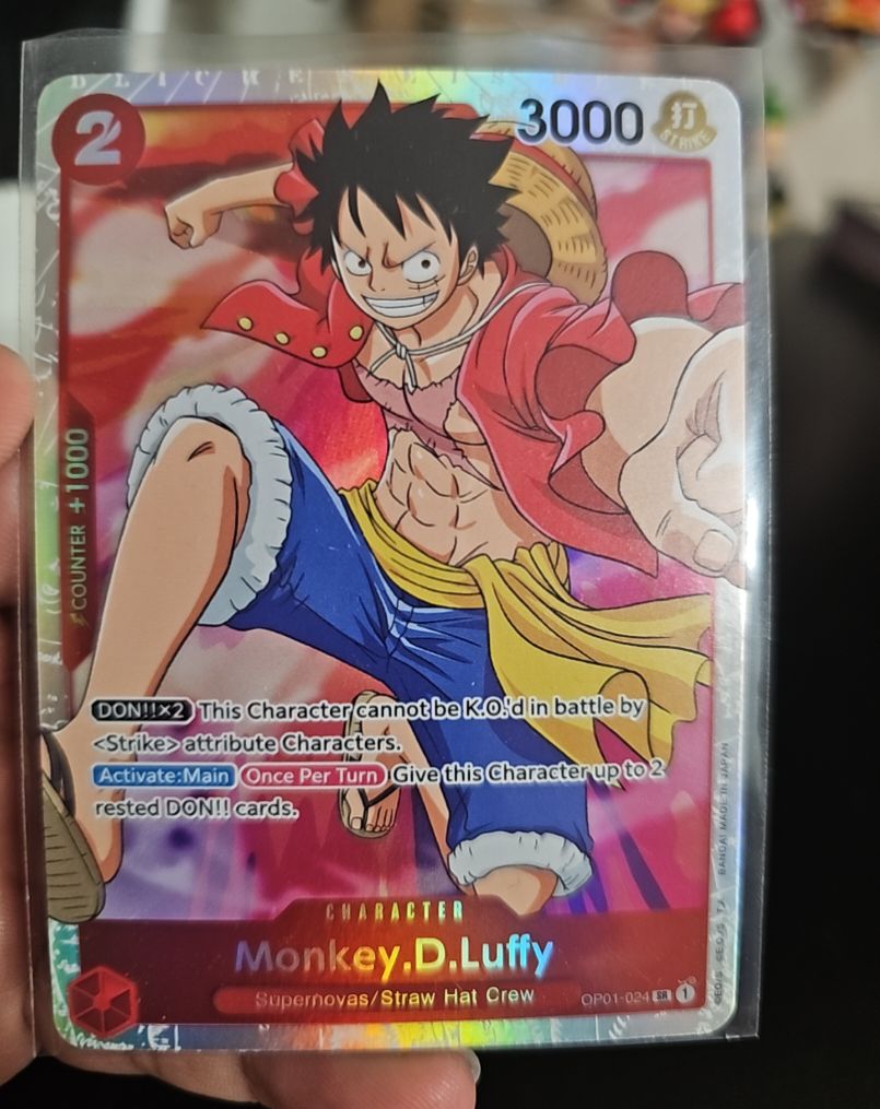 2022 One Piece Card Game OP01-024 Monkey D. Luffy — front