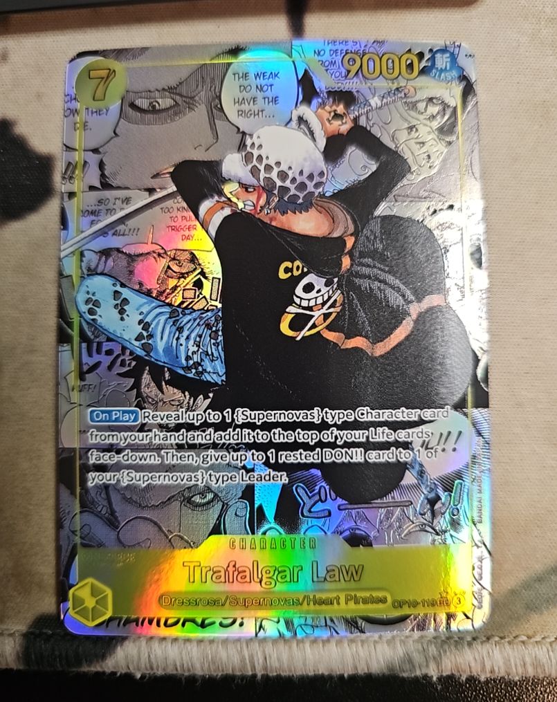 One Piece Card Game 2022 OP10-119 Trafalgar Law — front