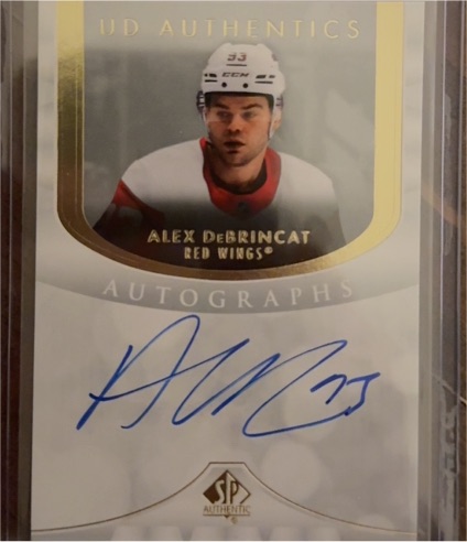 2023-24 Upper Deck SP Authentic UD Authentics Autographs #UDA-AD Alex DeBrincat — front