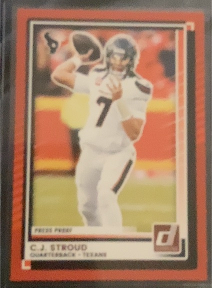 2025 Panini Donruss #Red Press Proof C.J. Stroud — front