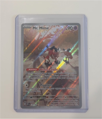 2023 Pokémon Scarlet & Violet #179 Mr. Mime Illustration Rare — front