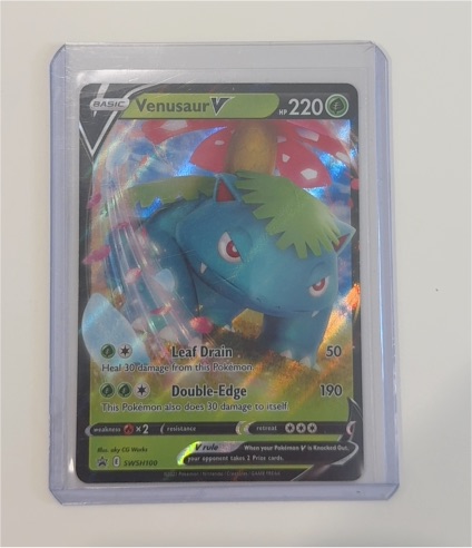 2021 Pokémon SWSH Black Star Promo #SWSH100 Venusaur V — front