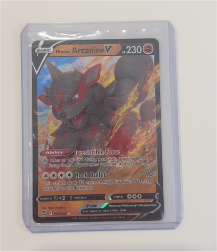 2022 Pokémon Silver Tempest #090 Hisuian Arcanine V — front