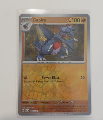 2023 Pokémon Paradox Rift #095 Gabite — front
