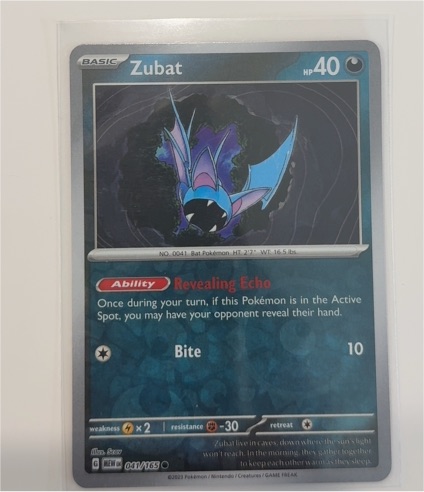 2023 Pokémon Scarlet & Violet 151 #041 Zubat — front